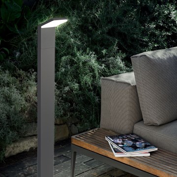Ideal Lux - Lámpara LED de exterior STYLE LED/8,5W/230V 4000K 100 cm CRI 90 IP54 antracita