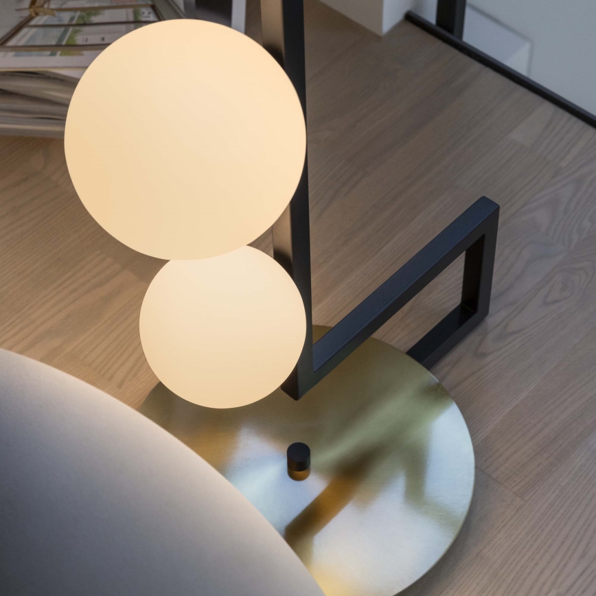 Ideal Lux - Lámpara LED de pie BIRDS 5xG9/3W/230V negro/dorado