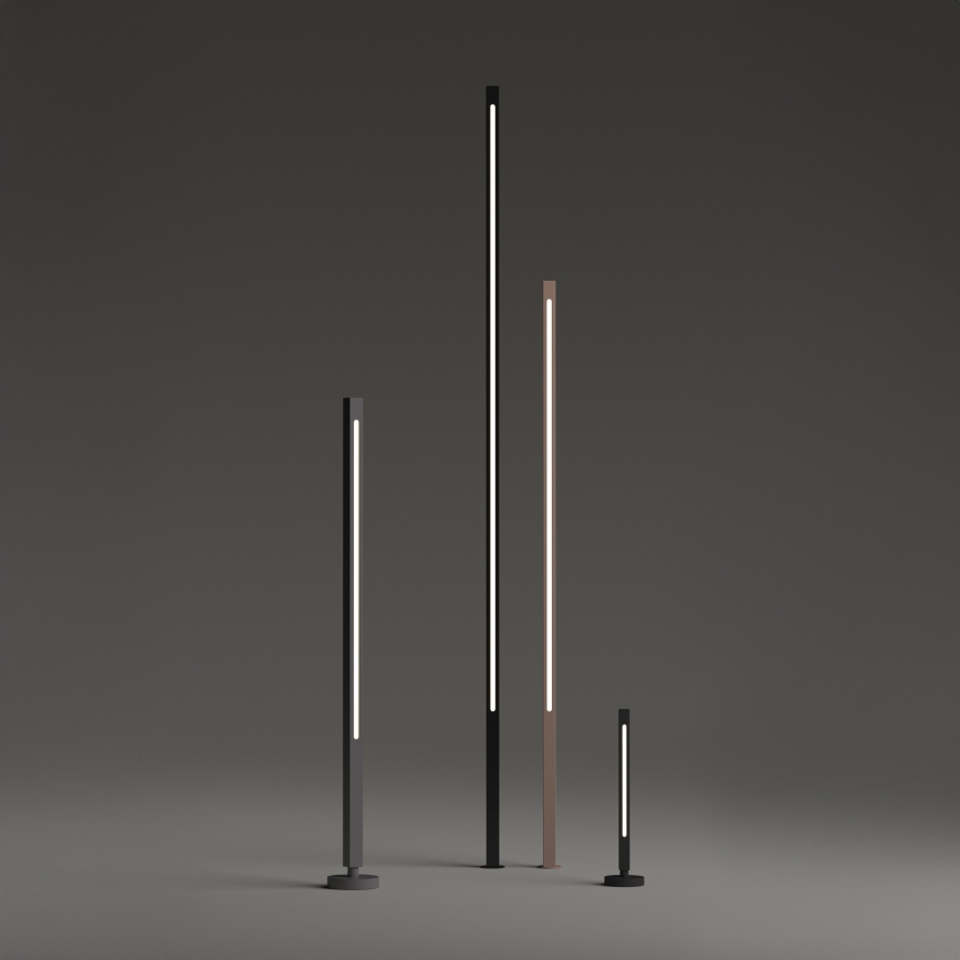 Ideal Lux - Lámpara LED exterior JEDI LED/7W/230V 40 cm CRI 90 IP65 marrón