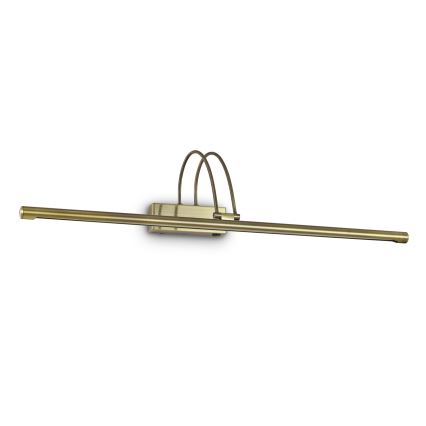 Ideal Lux - Lámpara LED para cuadros BOW LED/8W/230V 76 cm IRC 90 latón