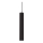 Ideal Lux - Lámpara LED suspendida en cable LOOK 1xGU10/7W/230V CRI 90 diám. 6 cm negra