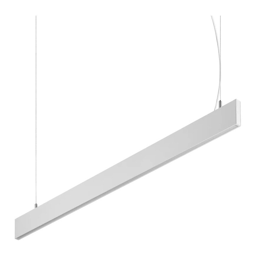 Ideal Lux - Lámpara LED suspendida en cable STEEL LED/29W/230V 3000K CRI 90 120 cm blanca
