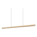 Ideal Lux - Lámpara suspendida regulable DORICA LED/35W/230V CRI 90 140 cm con cable dorada