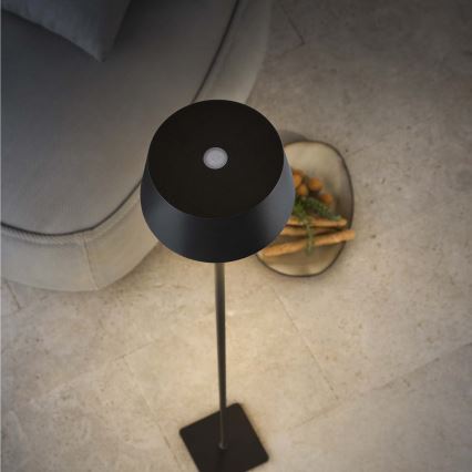 Ideal Lux - Lámpara exterior táctil LED regulable PURE LED/1,5W/3,7V 2200 mAh CRI 90 IP54 negra