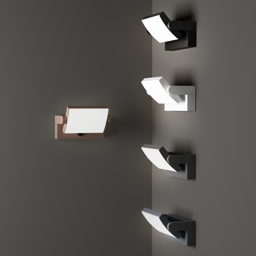 Ideal Lux - LED Aplique para exterior con sensor SWIPE LED/21W/230V CRI 90 IP54 antracita