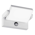 Ideal Lux - LED Aplique para exterior con sensor SWIPE LED/21W/230V CRI 90 IP54 blanco