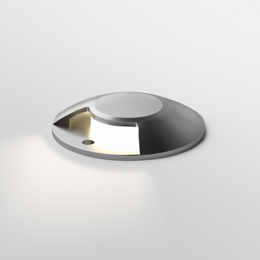 Ideal Lux - LED Lámpara empotrable de suelo ROCKET LED/3W/230V CRI 90 IP65 cromo mate
