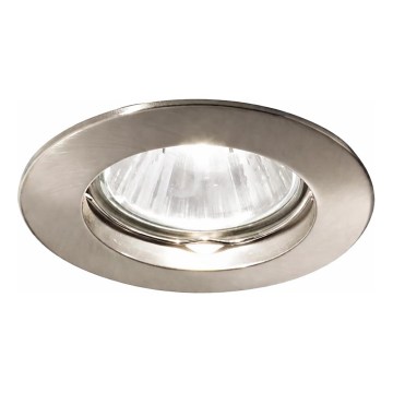 Ideal Lux - Luminaria empotrada JAZZ 1xGU10/50W/230V Ø 7,7 cm cromo mate