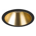 Ideal Lux - Luminaria empotrada LED GAME TRIM LED/11W/230V 3000K CRI 90 diámetro 8,5 cm IP40 oro/negro