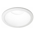 Ideal Lux - Luminaria empotrada LED GAME TRIM LED/11W/230V 3000K CRI 90 Ø 8,5 cm IP40 blanca
