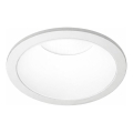 Ideal Lux - Luminaria empotrada LED GAME TRIM LED/11W/230V 4000K CRI 90 Ø 8,5 cm IP40 blanco