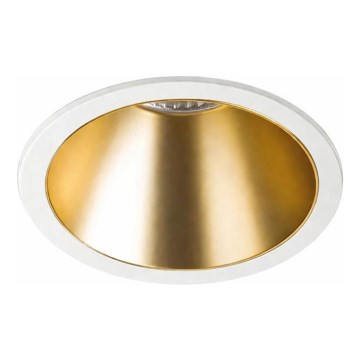 Ideal Lux - Luminaria empotrada LED GAME TRIM LED/11W/230V 4000K CRI 90 Ø 8,5 cm IP40 dorado/blanco