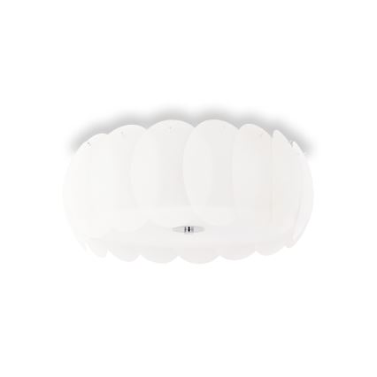Ideal Lux - Pantalla de repuesto para candelabro y luminaria de techo OVALINO, blanca