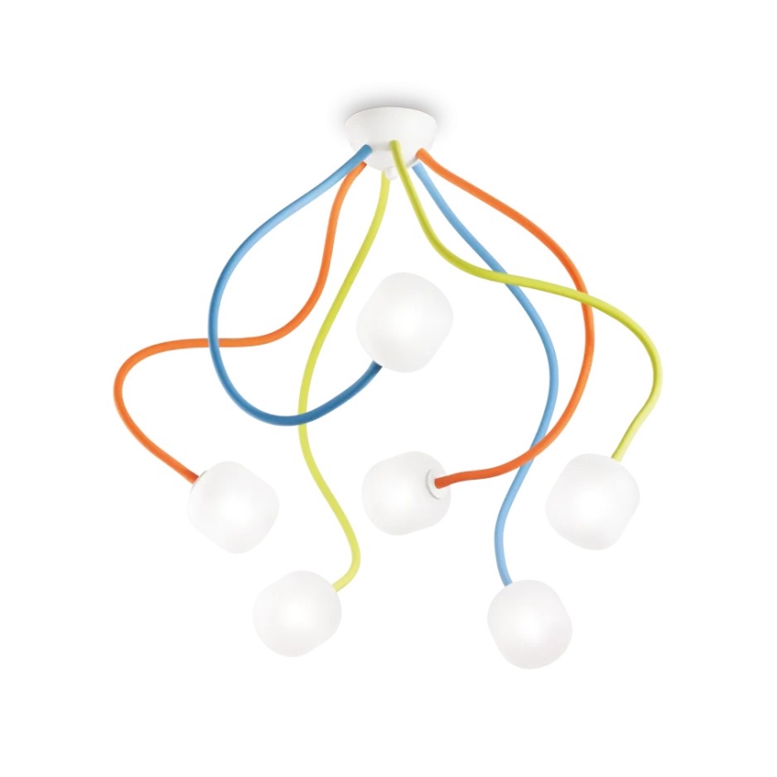Ideal Lux - Pantalla de repuesto para lámpara OCTOPUS G9, diámetro 10 cm, blanca