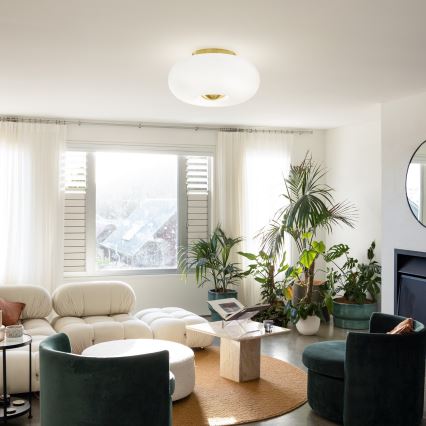 Ideal Lux - Plafón LED ARIZONA 2xGX53/9W/230V diá. 31 cm blanco