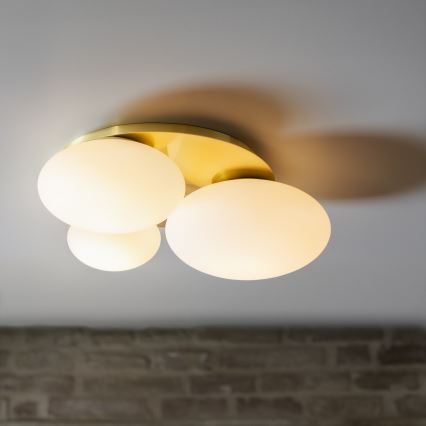 Ideal Lux - Plafón LED NINFEA 3xGX53/9W/230V dorado