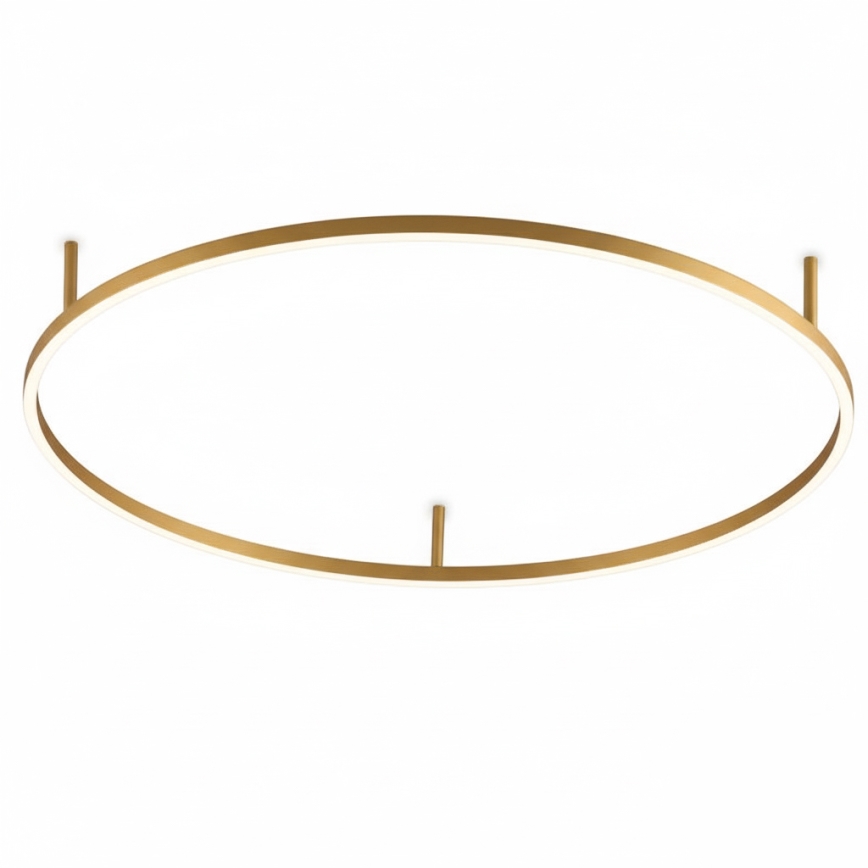 Ideal Lux - Lámpara de techo LED ORACLE SLIM LED/53W/230V 4000K CRI 90 Ø 90 cm dorada