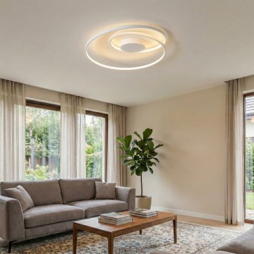 Ideal Lux - Plafón LED OZ LED/47W/230V diá. 60 cm CRI 90 blanco