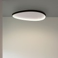 Ideal Lux - Plafón LED regulable GEMINI LED/42W/230V diá. 81 cm CRI 90 negro