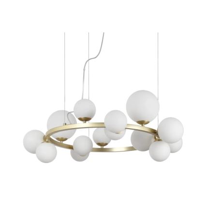 Ideal Lux - Tulipa de repuesto para araña/luminaria/lámpara PERLAGE, diámetro 12 cm, blanca