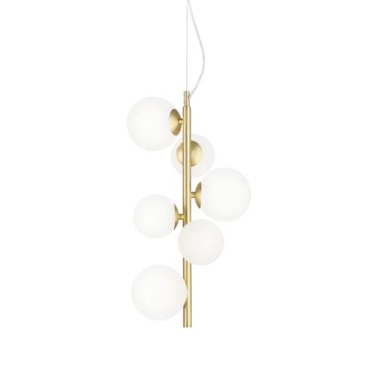 Ideal Lux - Tulipa de repuesto para araña/luminaria/lámpara PERLAGE, diámetro 12 cm, blanca