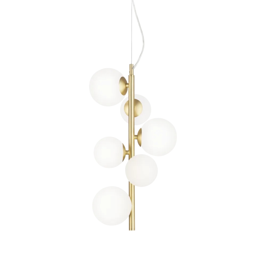 Ideal Lux - Tulipa de repuesto para araña/luminaria/lámpara PERLAGE, diámetro 12 cm, blanca
