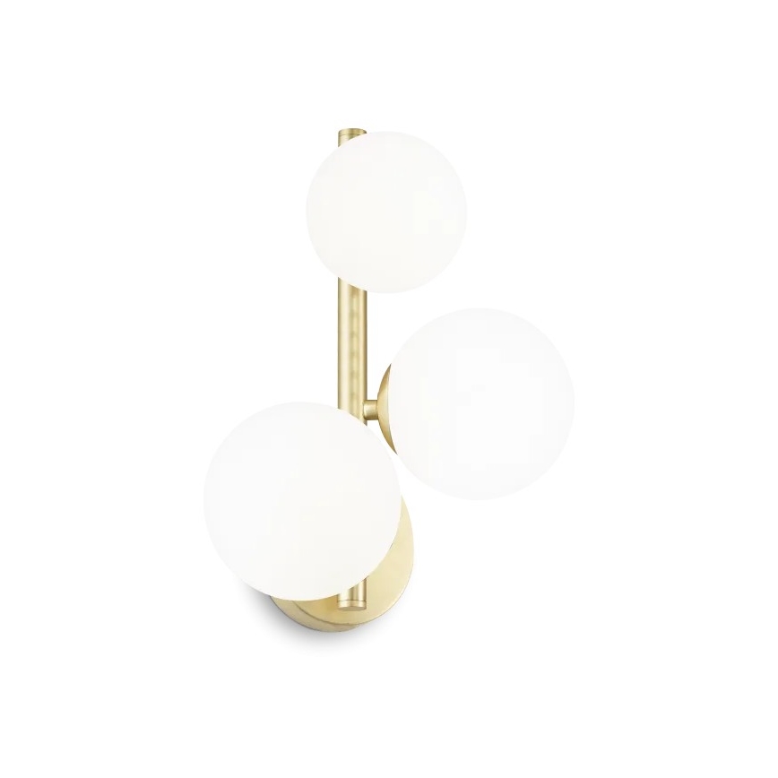 Ideal Lux - Tulipa de repuesto para araña/luminaria/lámpara PERLAGE, diámetro 12 cm, blanca
