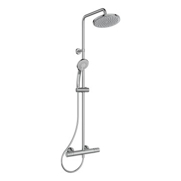 Ideal Standard A7208AA - Set de ducha con mezclador termostático CERATHERM T25, cromo brillante