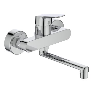 Ideal Standard B1717AA - Grifo para fregadero CERAFLEX, cromo brillante