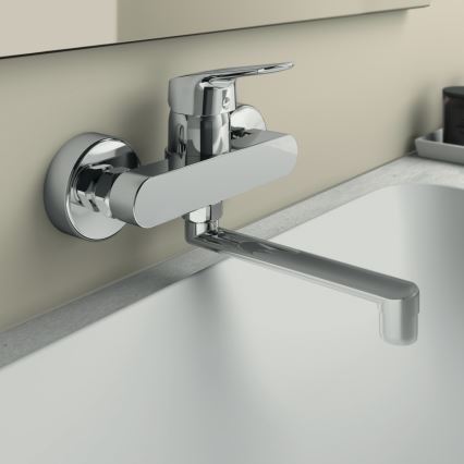 Ideal Standard B1717AA - Grifo para fregadero CERAFLEX, cromo brillante