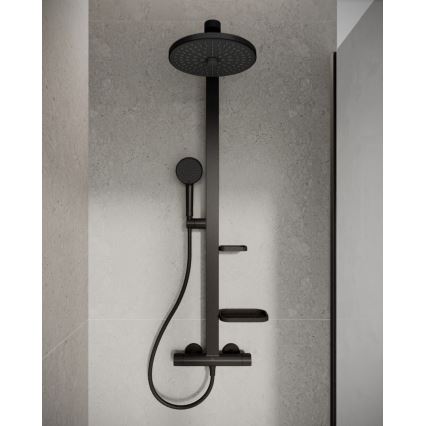 Ideal Standard BD583XG - Juego de ducha con grifería CERATHERM ALU+ negro mate
