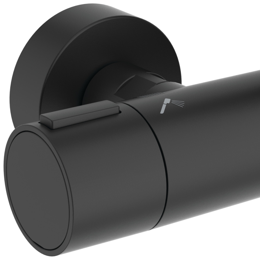 Ideal Standard BD583XG - Juego de ducha con grifería CERATHERM ALU+ negro mate
