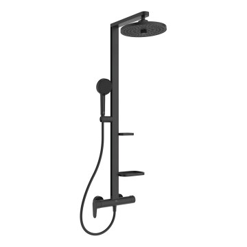 Ideal Standard BD584XG - Juego de ducha con grifería CERAFLOW ALU+ en negro mate