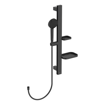 Ideal Standard BD586XG - Juego de ducha IDEALRAIN ALU+ negro mate