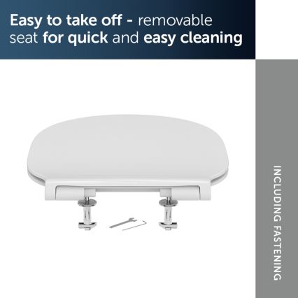 Ideal Standard E036601 - Asiento de inodoro SoftClose CONNECT AIR blanco