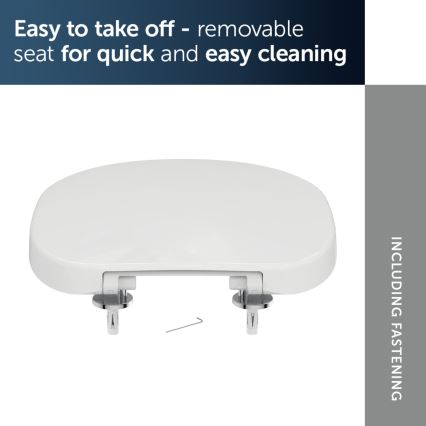 Ideal Standard E712801 - Asiento de inodoro CONNECT blanco