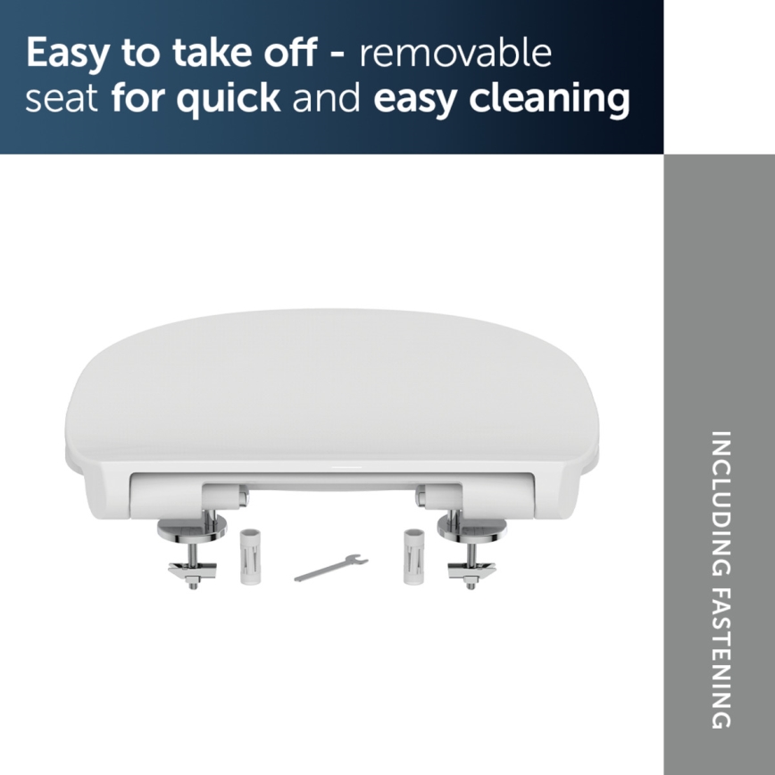 Ideal Standard E772401 - Asiento de inodoro SoftClose CONNECT blanco