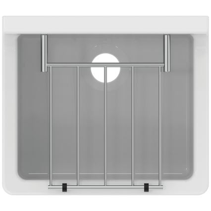 Ideal Standard S593901 - Lavabo mural DOURO con rejilla 45,5x38 cm cerámica/blanco