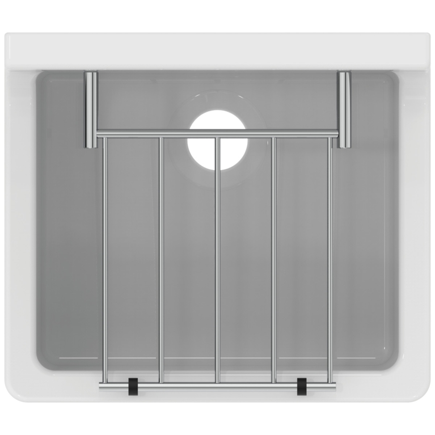Ideal Standard S593901 - Lavabo mural DOURO con rejilla 45,5x38 cm cerámica/blanco