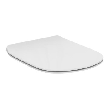 Ideal Standard T352701 - Asiento de inodoro TESI con cierre amortiguado SoftClose, blanco