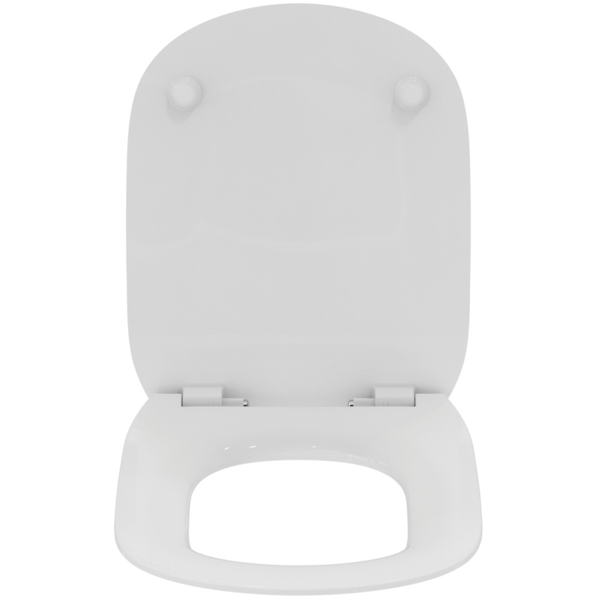 Ideal Standard T352701 - Asiento de inodoro TESI con cierre amortiguado SoftClose, blanco