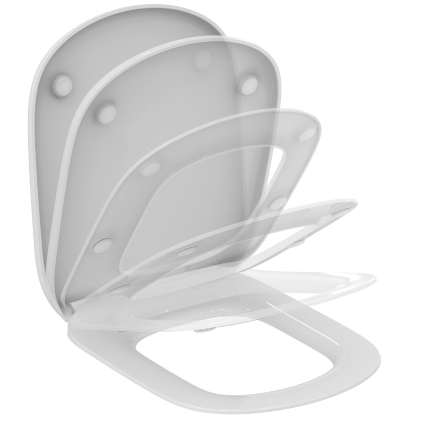 Ideal Standard T352901 - Asiento de inodoro SoftClose TESI blanco