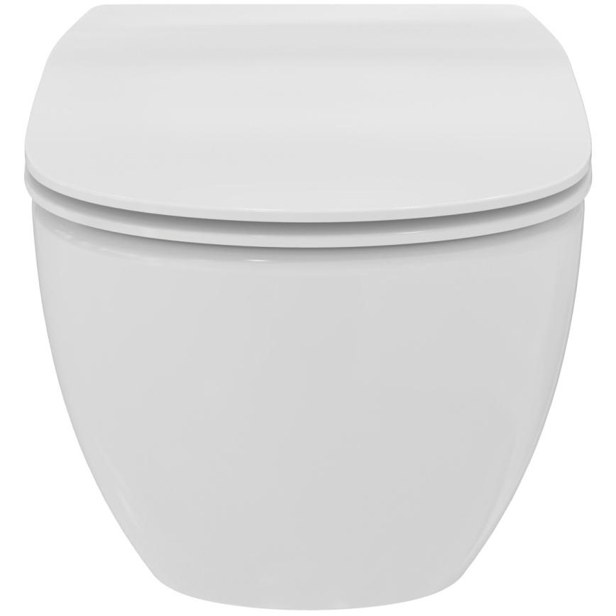 Ideal Standard T354601 - Inodoro suspendido TESI con asiento de cierre amortiguado, cerámica/blanco