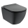Ideal Standard T3546V3 - Inodoro suspendido TESI con asiento SoftClose, cerámica/negro