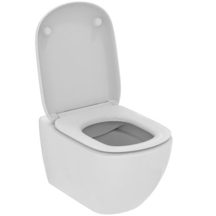 Ideal Standard T493201 - Inodoro suspendido sin borde TESI cerámica/blanco