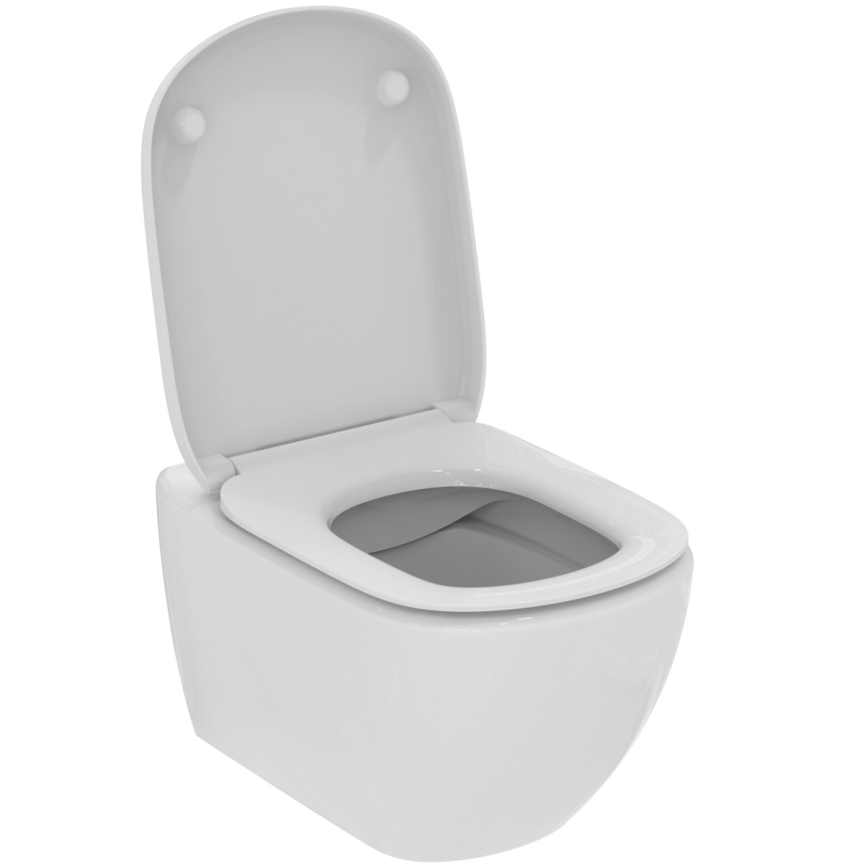 Ideal Standard T493201 - Inodoro suspendido sin borde TESI cerámica/blanco