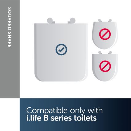 Ideal Standard T500301 - Asiento de inodoro SoftClose I.LIFE B blanco