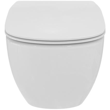 Ideal Standard T536001 - Inodoro suspendido sin borde con asiento SoftClose TESI cerámica/blanco