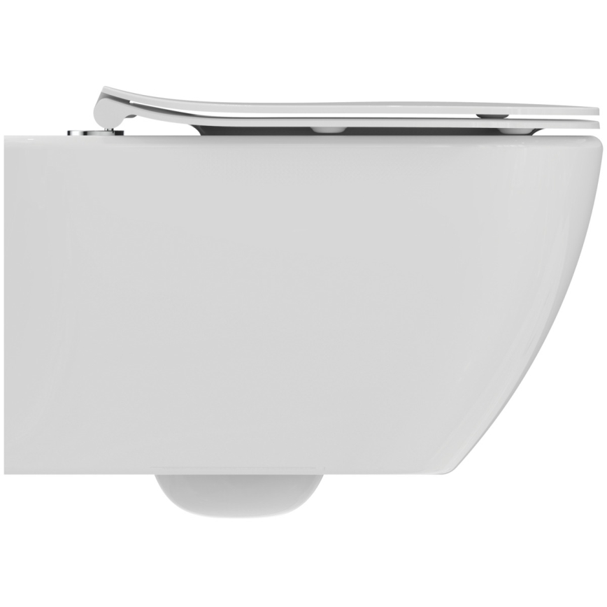 Ideal Standard T536001 - Inodoro suspendido sin borde con asiento SoftClose TESI cerámica/blanco