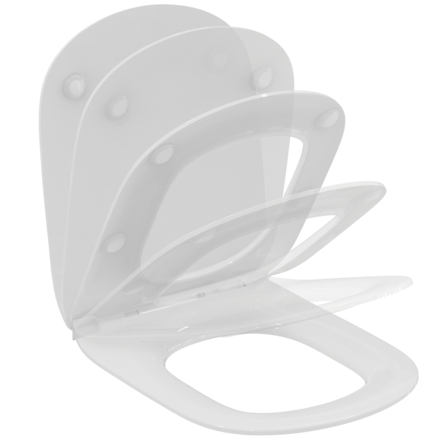 Ideal Standard T552201 - Asiento de inodoro SoftClose TESI blanco